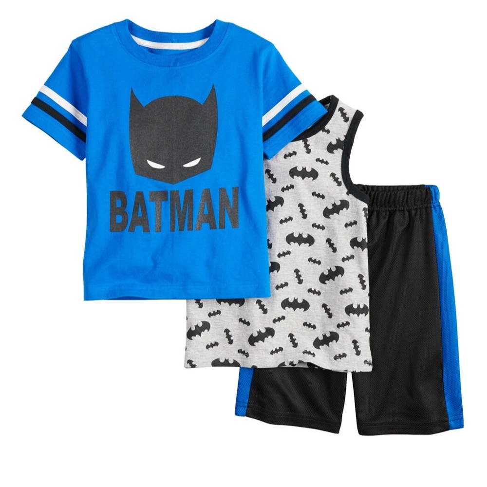 Batman 3-piece shorts Set